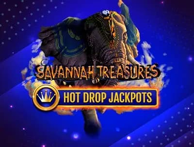savannah treasures hot drop jackpots