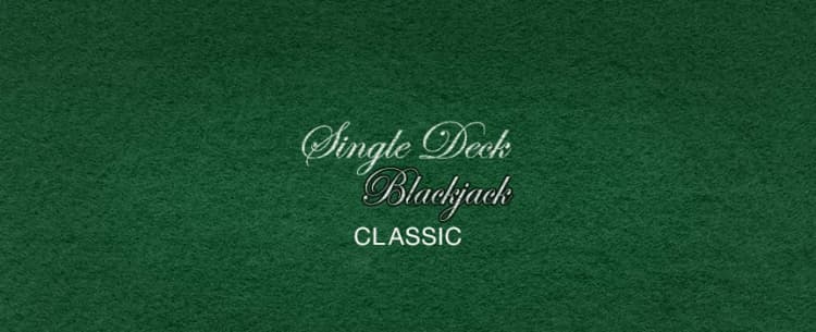 Play Classic Single Deck Blackjack Online at Ignition Casino