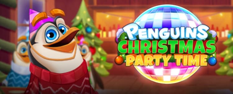 Penguins Christmas Party Time