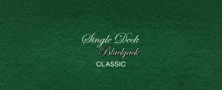 Play Classic Single Deck Blackjack Online at Ignition Casino