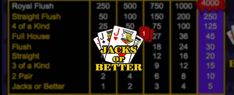 Jacks or Better (1 hand)