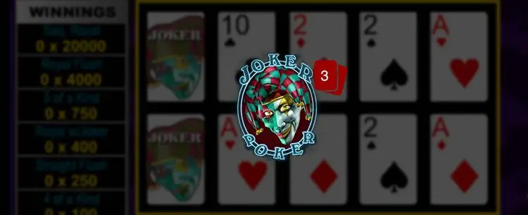 Joker Poker (3 hands)
