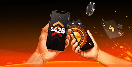 Ignition Casino Mobile Interface Promotional Card