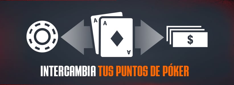 Canjea tus Puntos de Póker por tiquetes a torneos y bonos de casino.