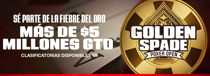 Obtén más información sobre el Golden Spade Poker Open.