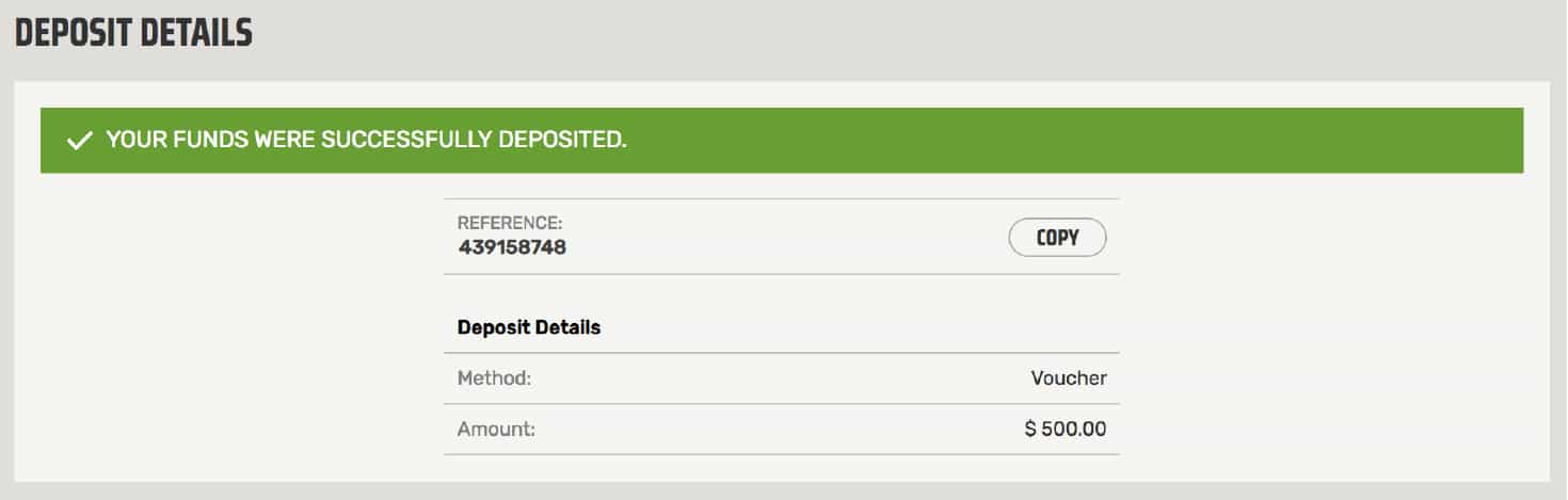 Ignition Casino Voucher Code