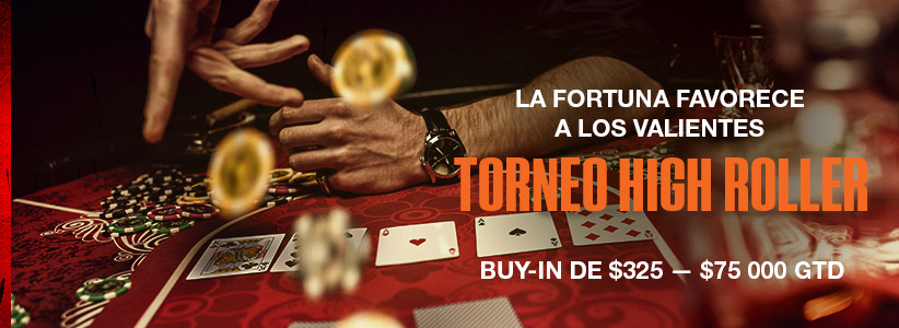 Torneo High Roller $ 75 000 GTD en Ignition Casino